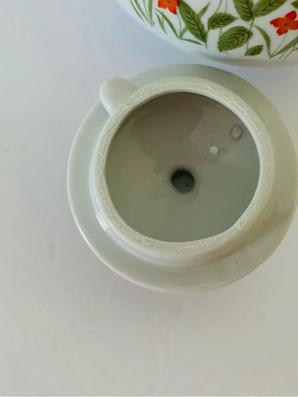 Vintage Nevco Japan Floral Teapot Mid-Century Wildflower Porcelain Retro 60s 70s